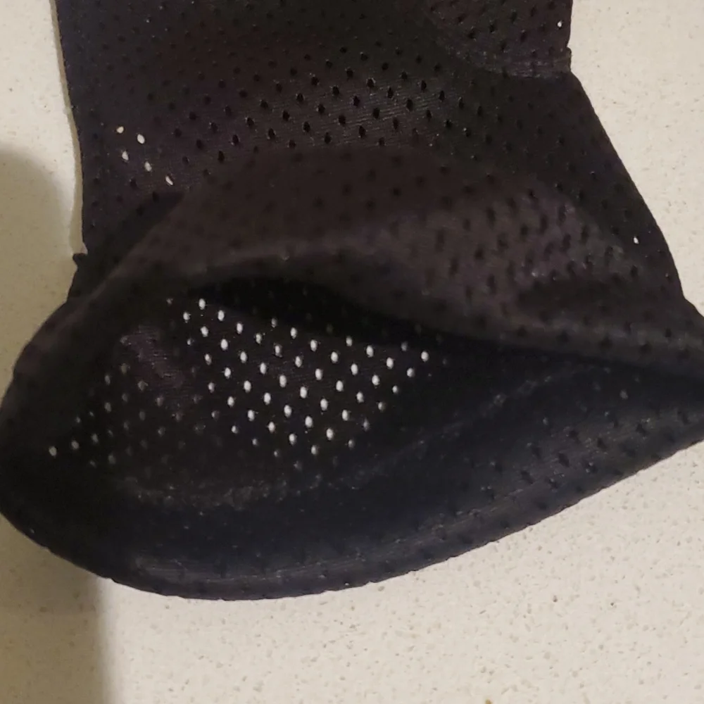 Vintage Black Nylon Gloves